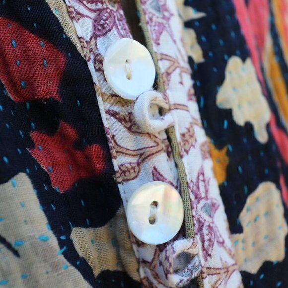 Reversible Bohemian Quilted Coat - Picture 6 of 7